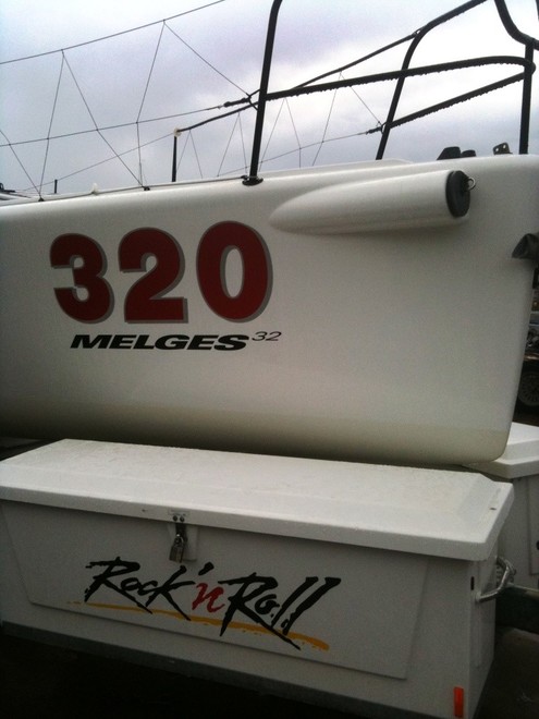 M32 Bow Stickers - Melges 32 Australasian Cup Series © Tracey Walters